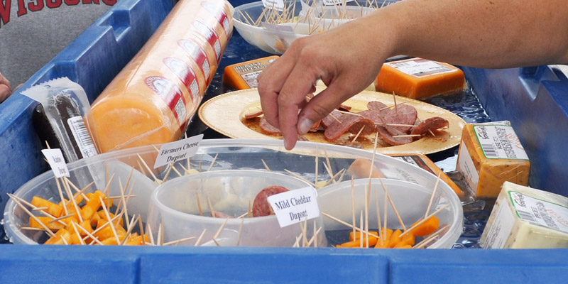Taste &amp; Purchase Locally Made Cheese and Sausage