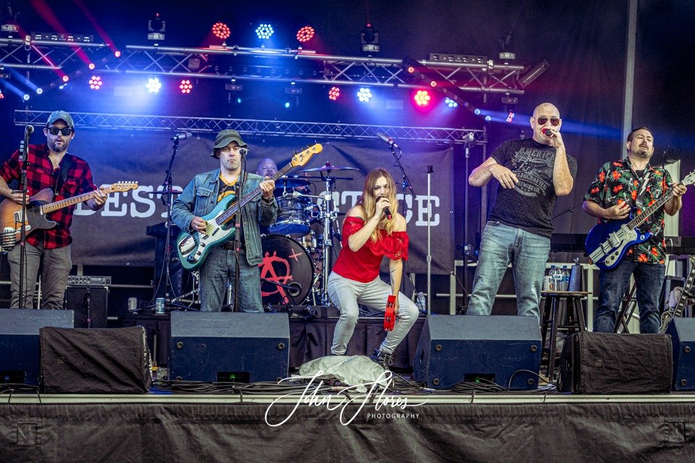 Wisconsin band Best Practice performs on stage