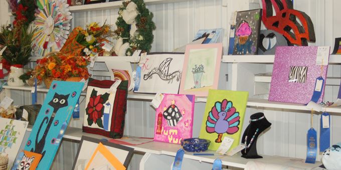 View the 4-H, school, and open class exhibits.
