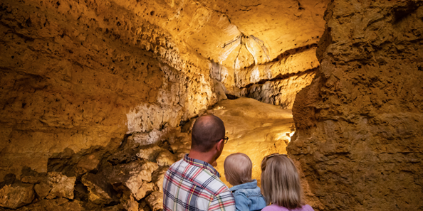 Enjoy a cave tour and learn about the rock cycle