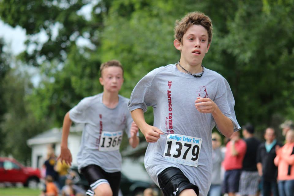 All ages compete in the Tater Trot.