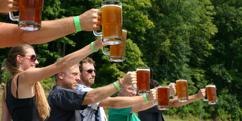 The Beer Stein Holding Contest is always a big hit!