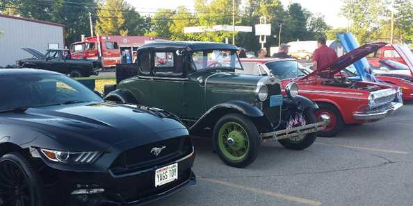 Cars spanning a century show up for Cruise Night in Evansville, held the first Thursday of the month from May to September.