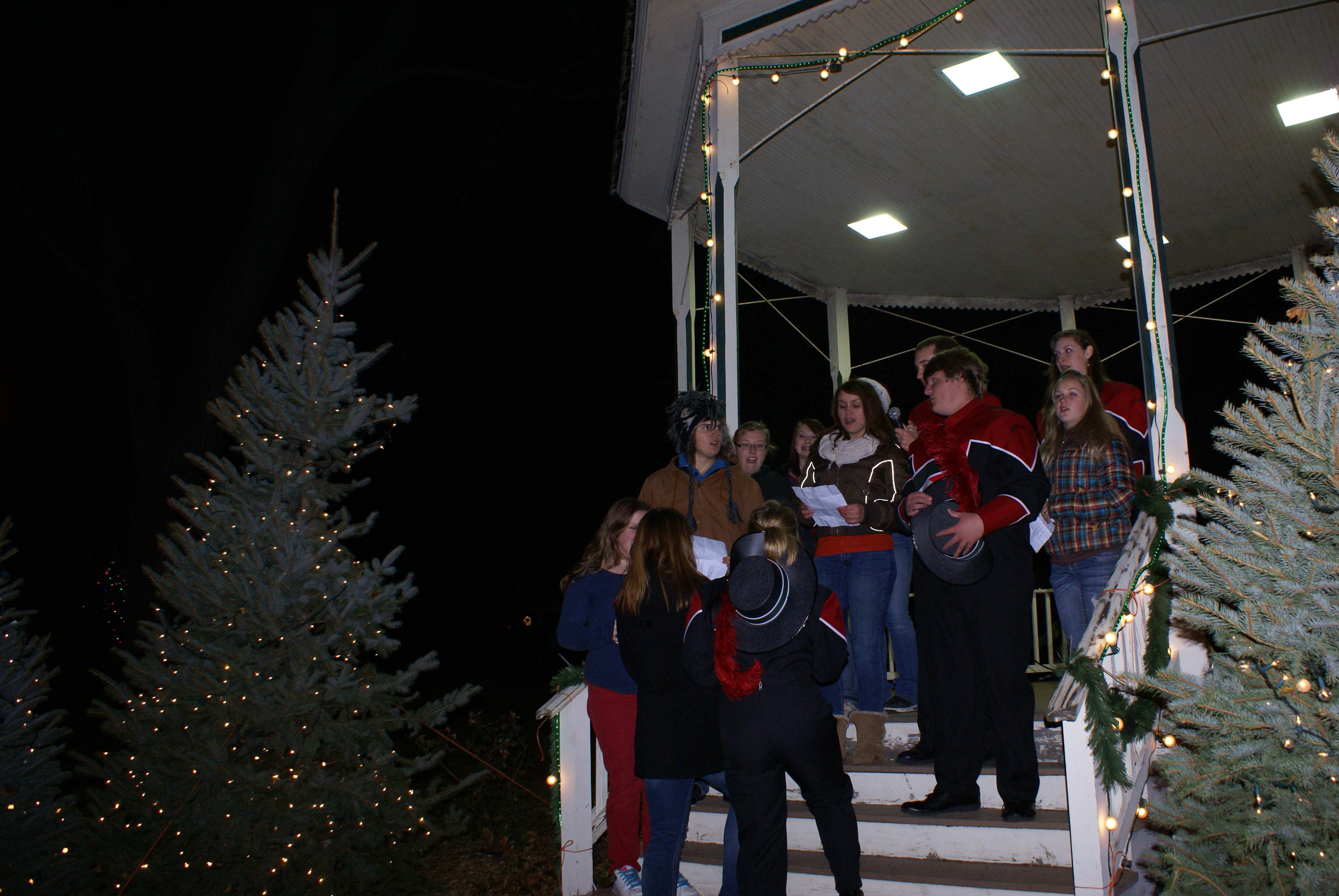 Lighting of the trees at Nathan Strong Park has become a highlight of the holiday season