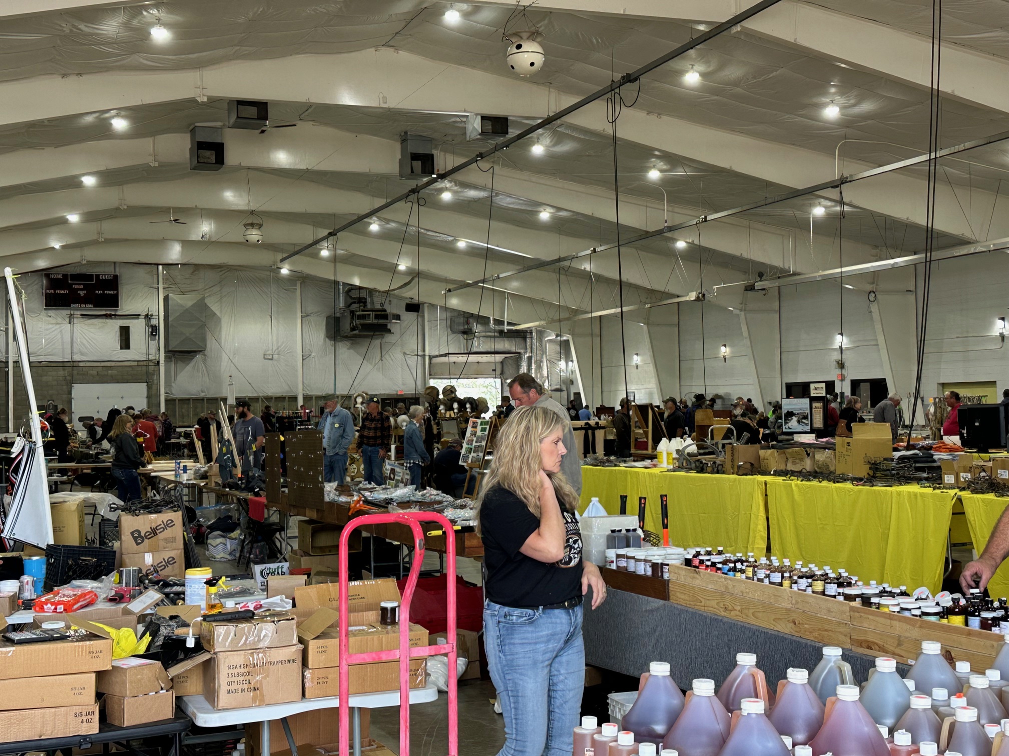 Over 150 vendors offering a wide arrange of items.