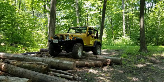 Our RL4WD trails feature rock gardens and log crawls, most also have bypasses.