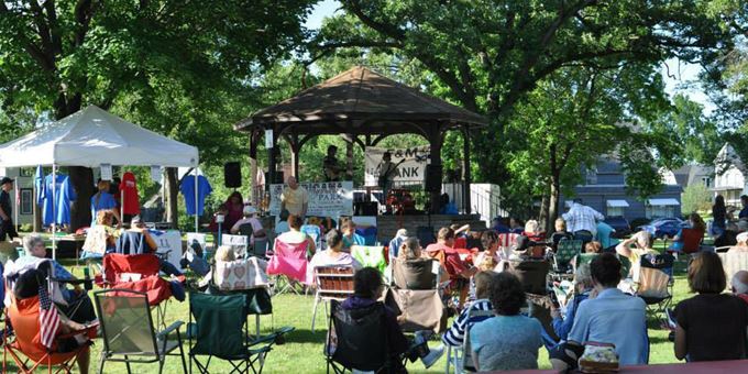 Bring a chair to enjoy the music going on from 11am-1pm!