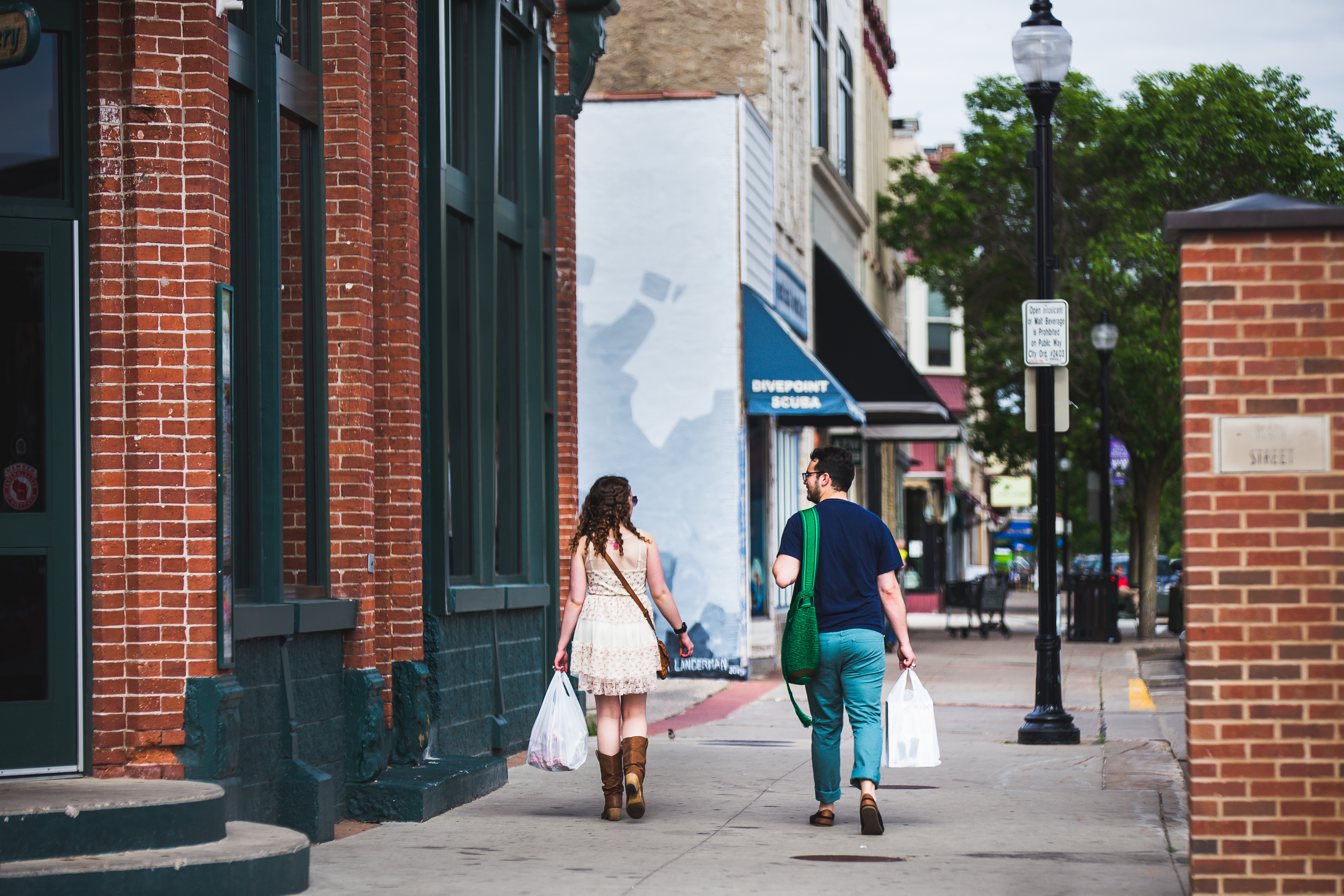 Exploring downtown Stevens Point