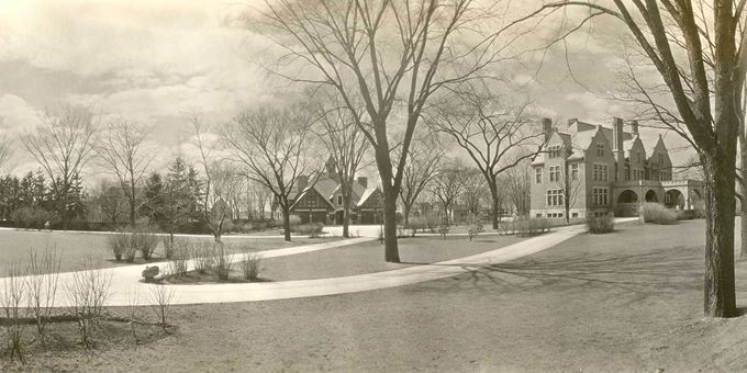 Historic photograph of the Historic Sawyer Home