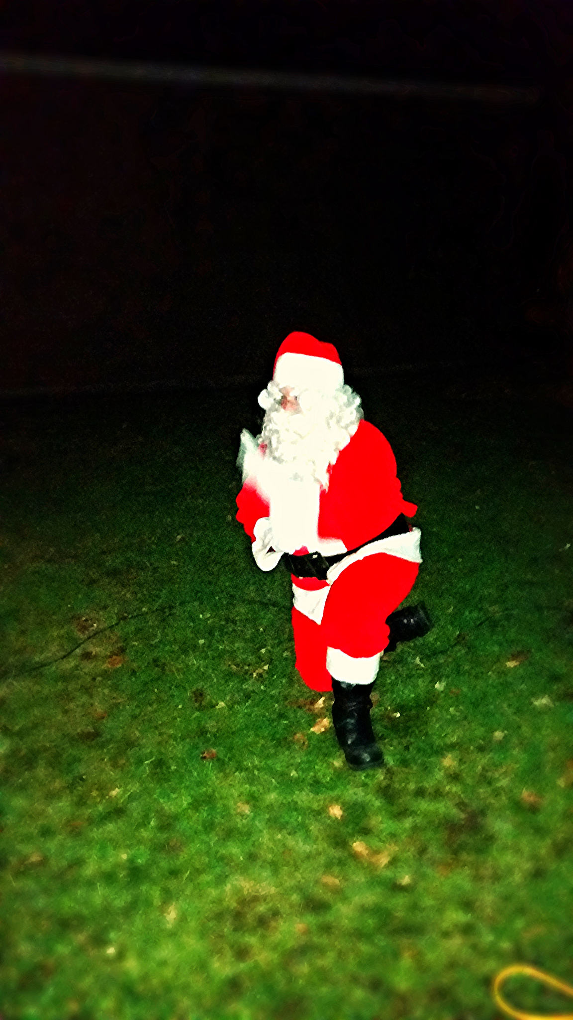 Santa will greet you