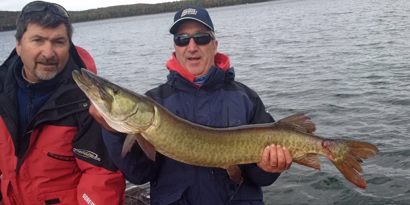 Fish for monster muskies on Big Sand Lake.
