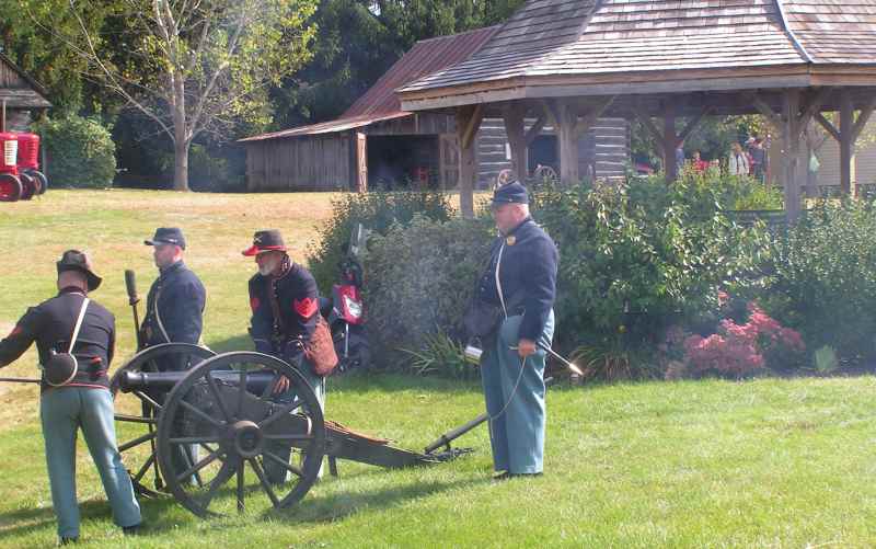 Civil War enactment