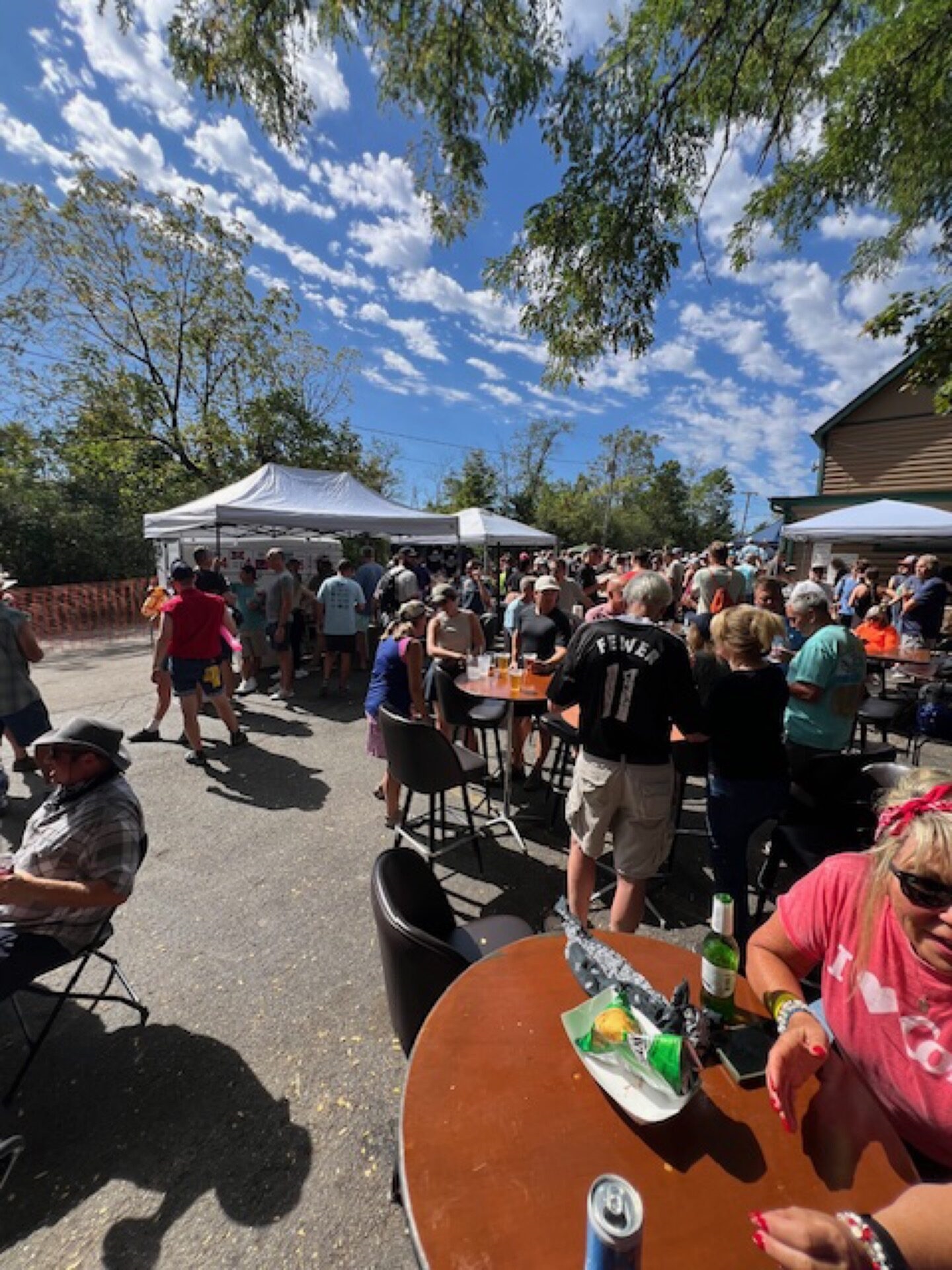 The party after the ride.