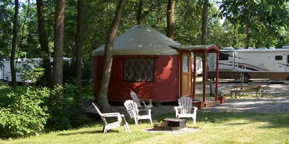Yurt at Apple Creek Campground