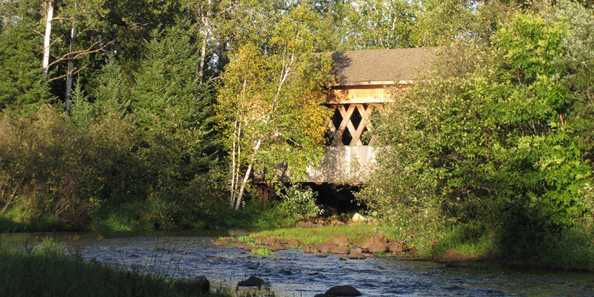 Smith Rapids Covered Bridge over the South Fork of the Flambeau River