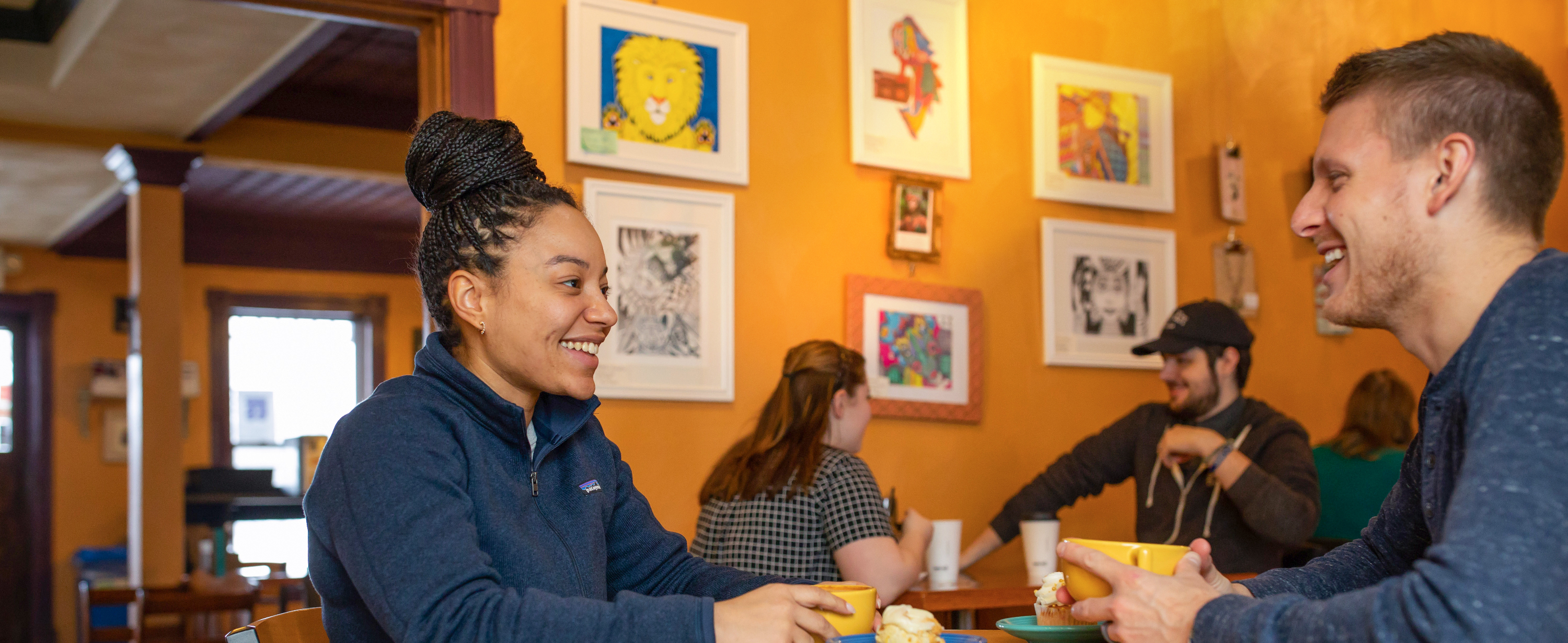 Coffee Shops & Cafes-128 Couple at Coffee Shop