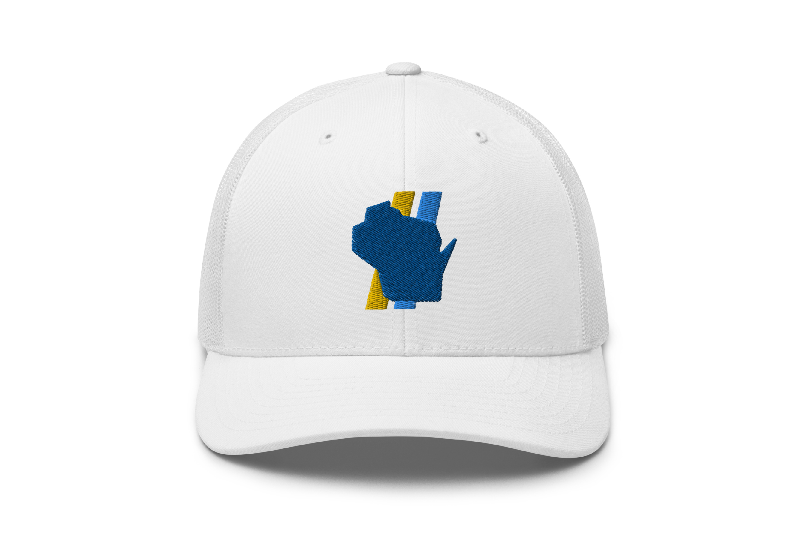 Top off your look with this trendy trucker hat, where iconic state pride meets effortlessly cool vibes. Whether you are exploring trails, cheering at a game or enjoying a tasty brew, this hat will make your style as fresh as squeaky cheese curds.