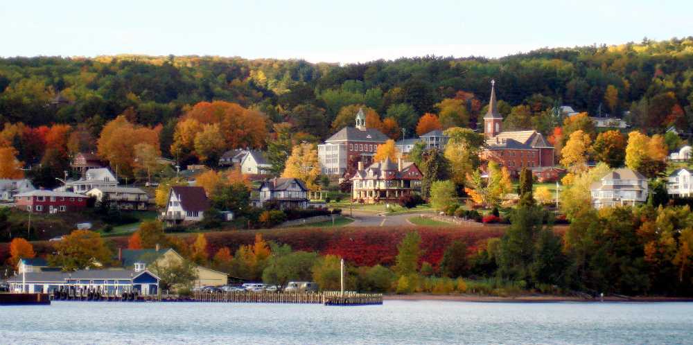 Bayfield Harbor in Fall