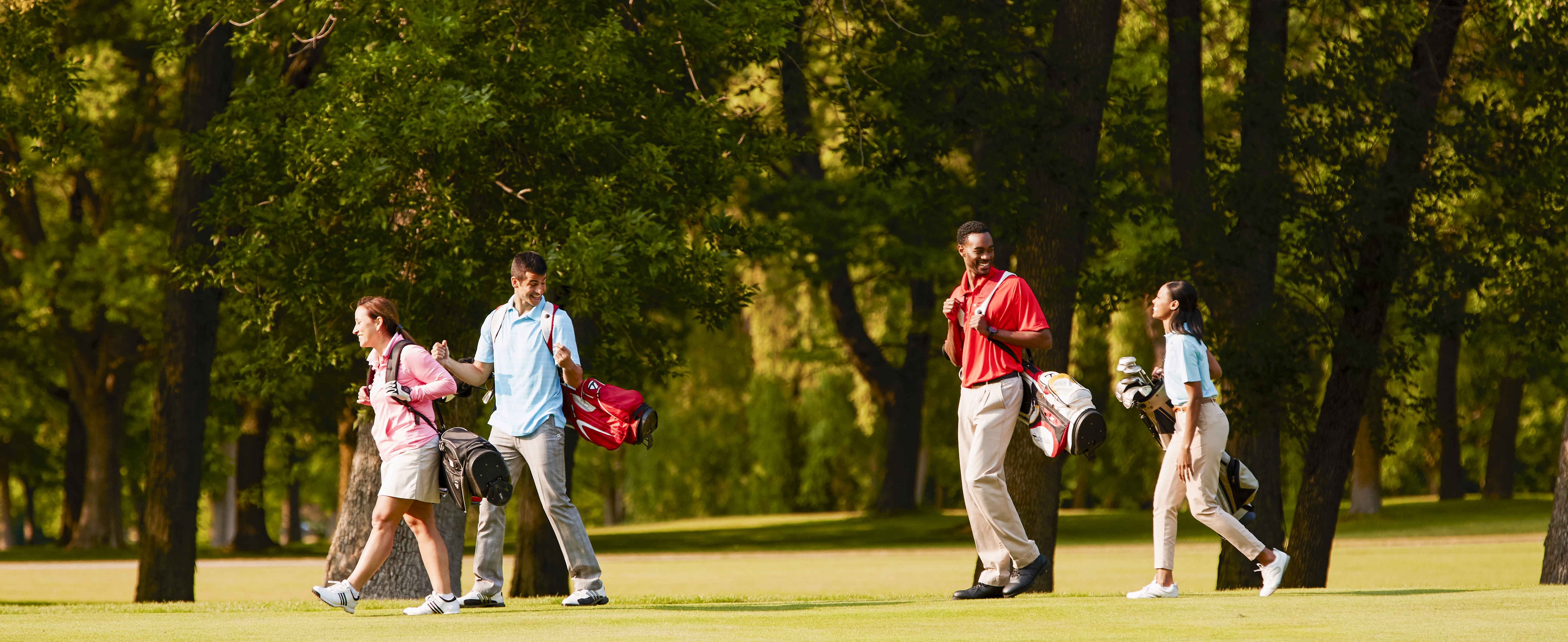 Two Couples at Brown Deer Golf Course