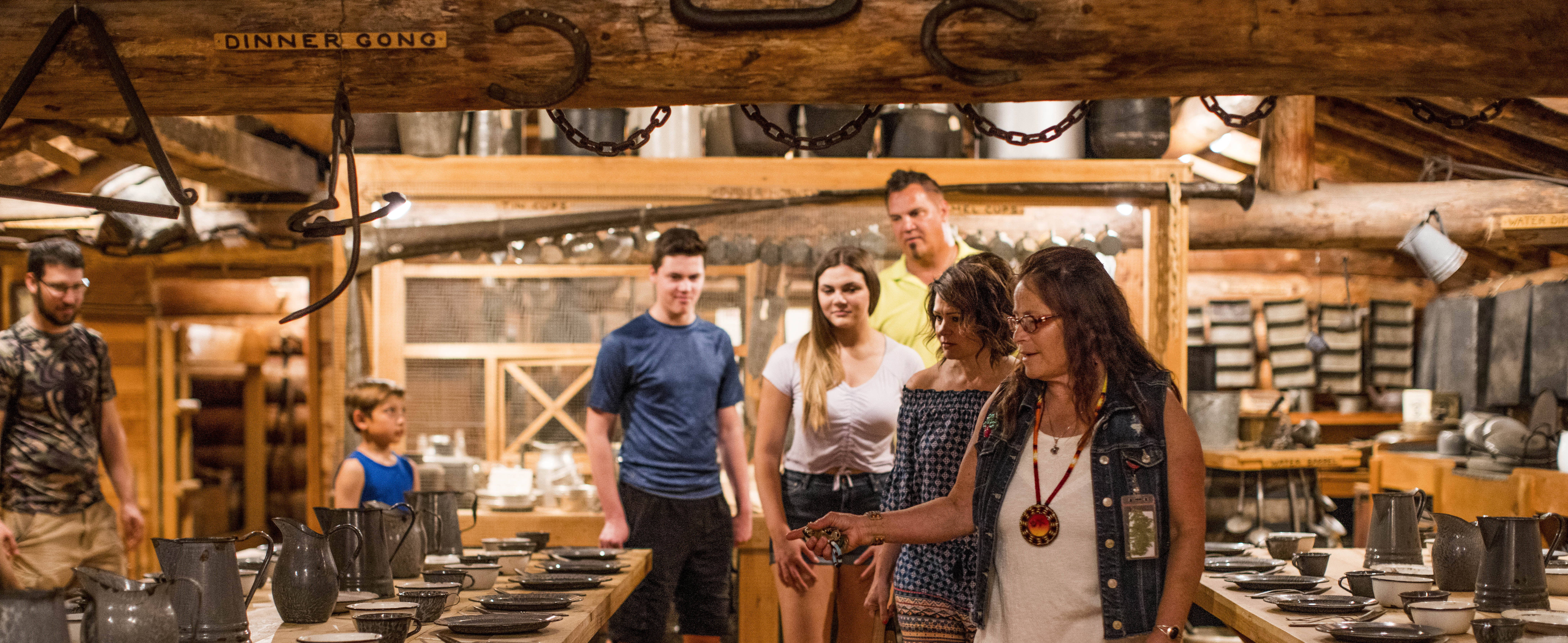 Dining Hall at Menominee Logging Camp Museum