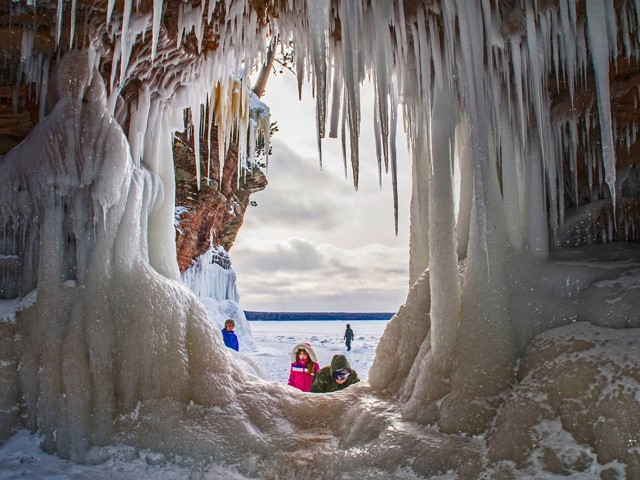 Explore the Apostle Islands Ice Caves