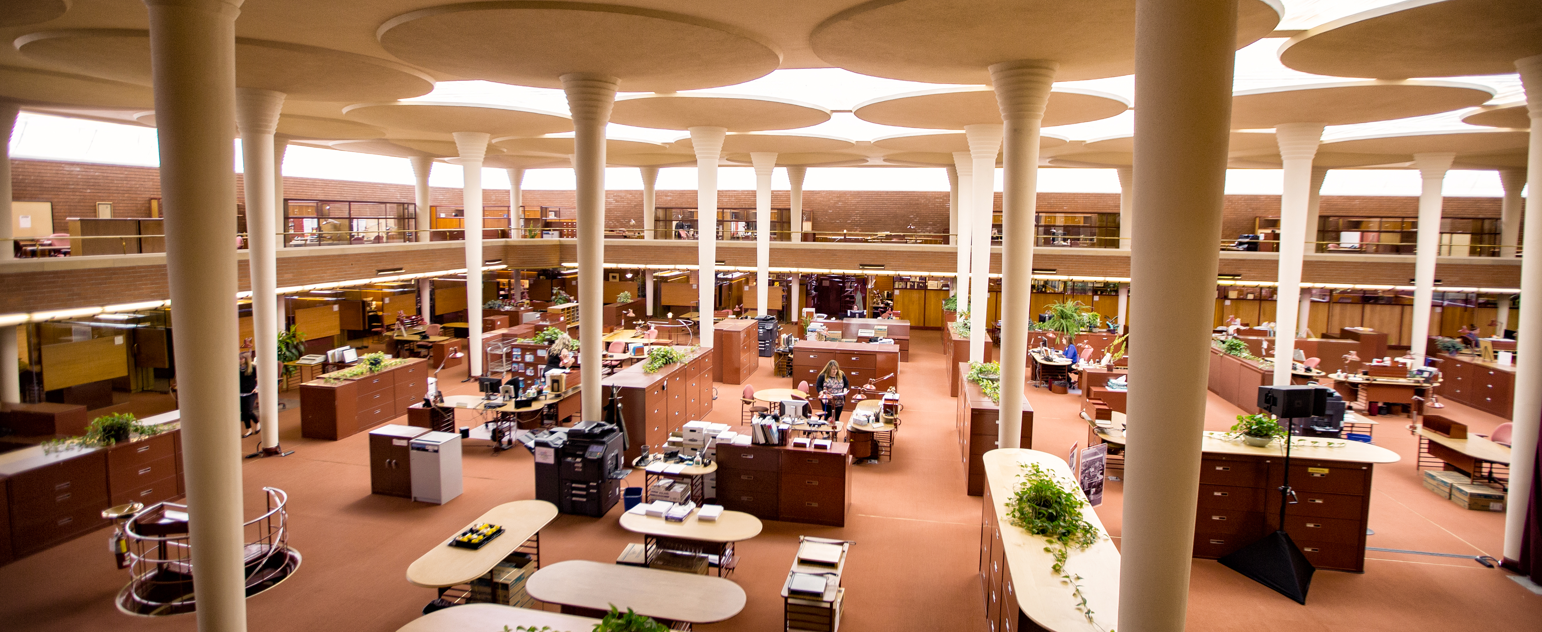 View above Great Workroom