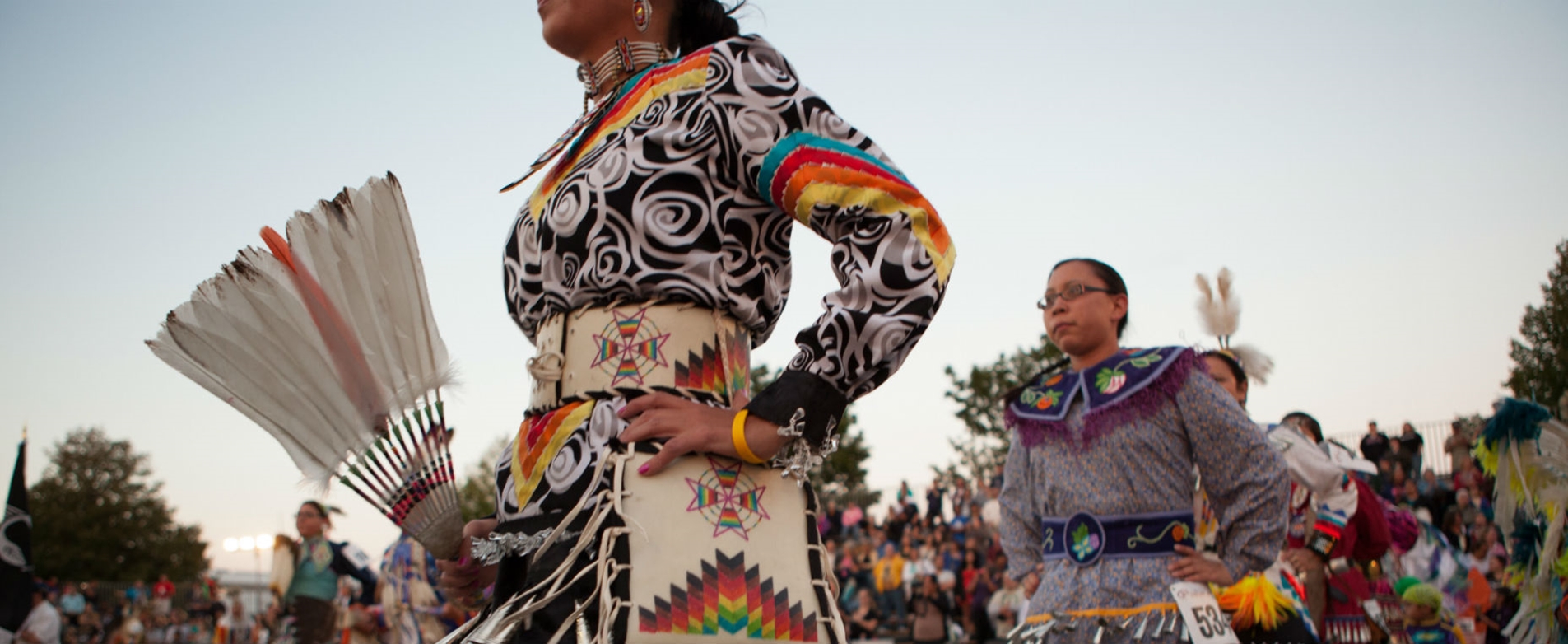Native American Dancers at Indian Summer Festival