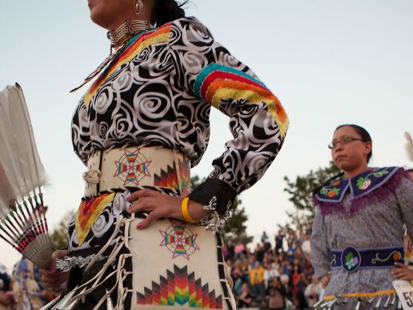 Native American Dancers at Indian Summer Festival