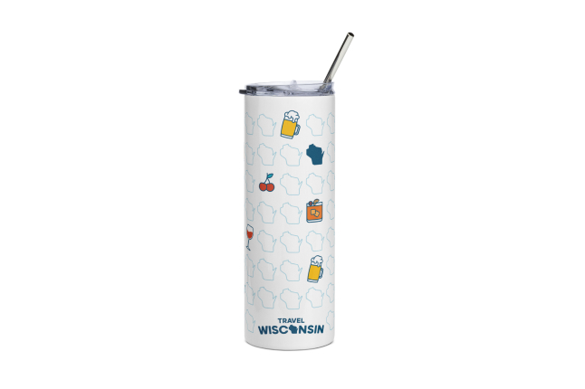 The Travel Wisconsin Foodie Pass Tumbler is more than just a drink holder-it’s a toast to your inner foodie! With a fun design featuring iconic Wisconsin culinary gems, you’ll be sipping in style wherever you go.