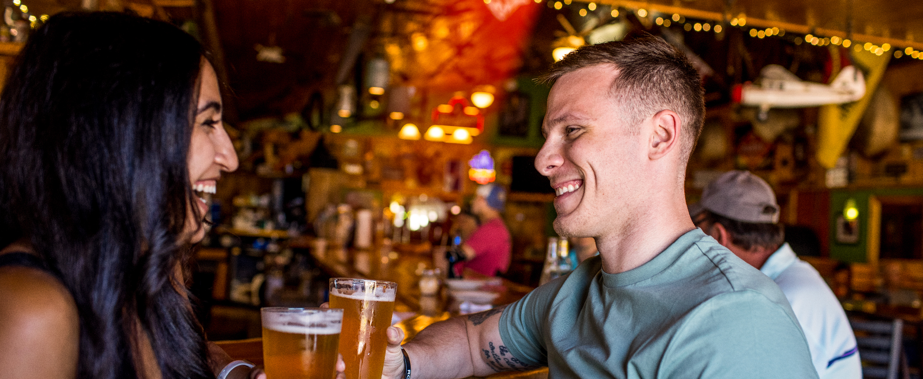 Pubs & Taverns-067 Couple Enjoys Beer