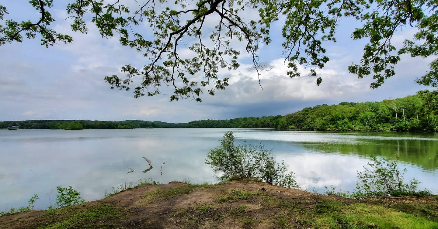 Dr. O.R. Rice Memorial Picnic Area on Rice Lake in Whitewater, WI