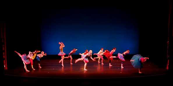 Point Dance Ensemble Performing on Sentry Theater sStage