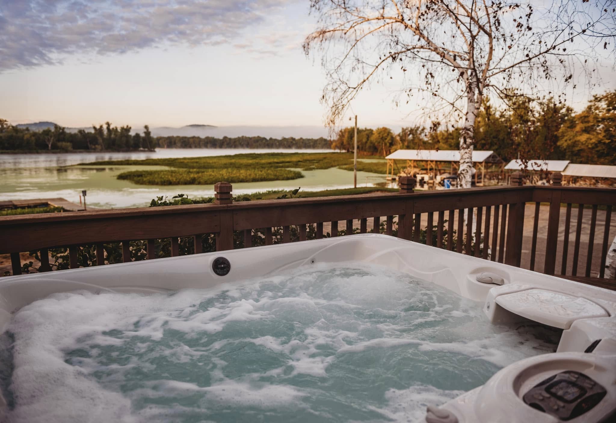 Hot Tub Overlooking Mississippi River