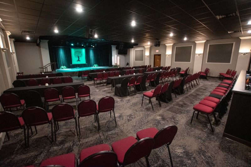 This is the smaller venue, intimate and inviting.