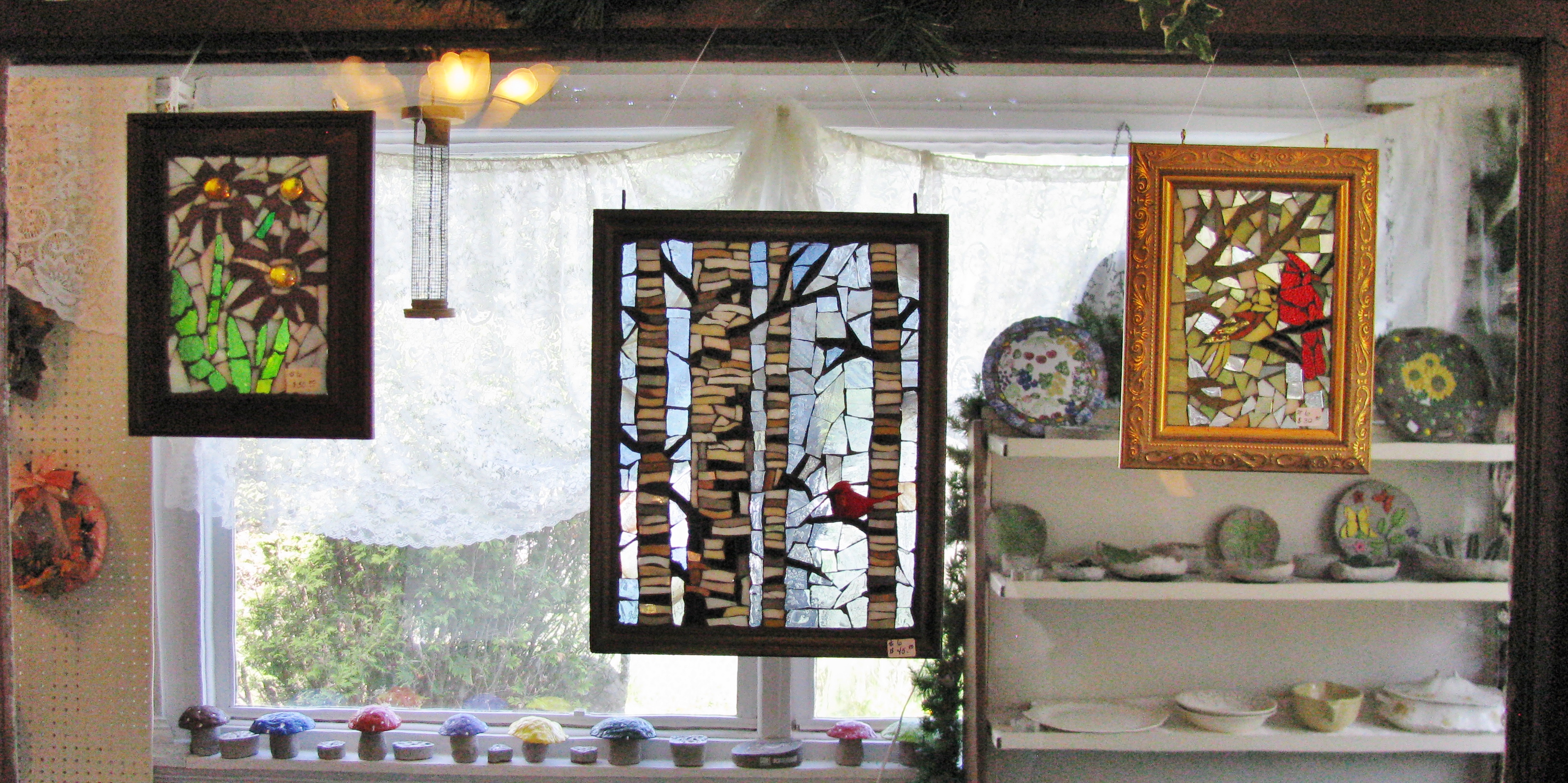 Mosaic Suncatchers &amp; Concrete Crafts