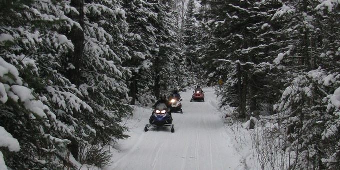 Price County Snowmobile Trails Feb. 2013