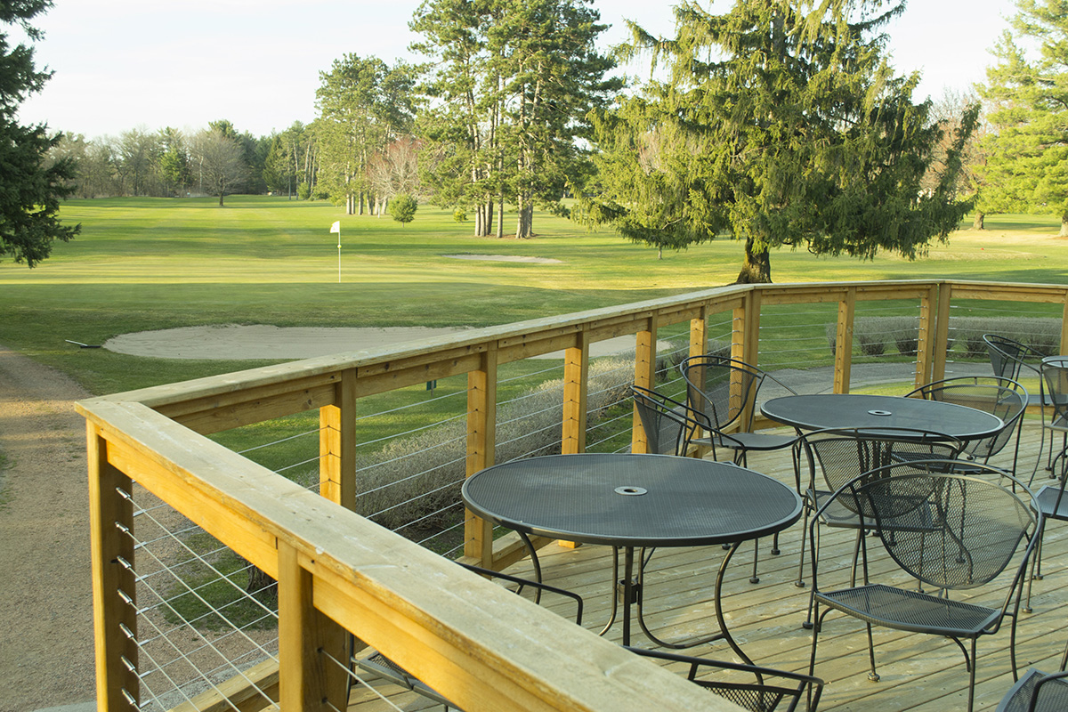 great view of the golf course