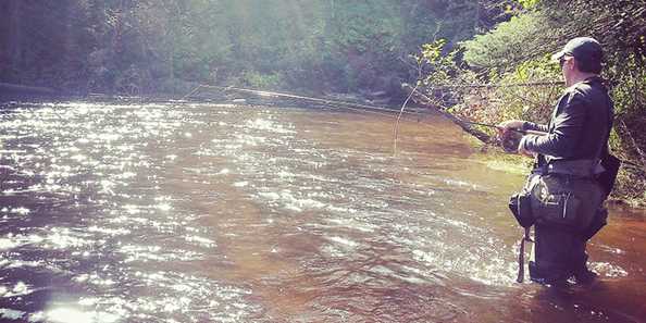 The Brule River State forest is home to the Brule River, a premiere trout fishing stream