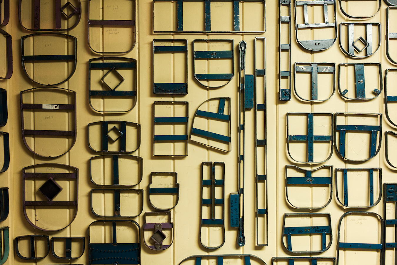 Leather cutting room