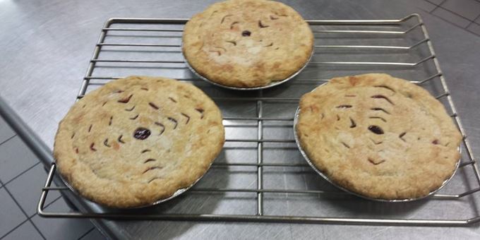 Ashland&#39;s Breakwater Cafe is known for delicious homemade desserts like these tempting pies.