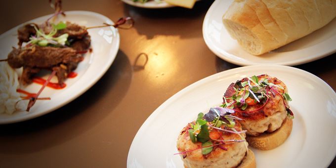The Spirit Room serves a variety of tapas inspired by local ingredients. Photo by Andrew Saur.