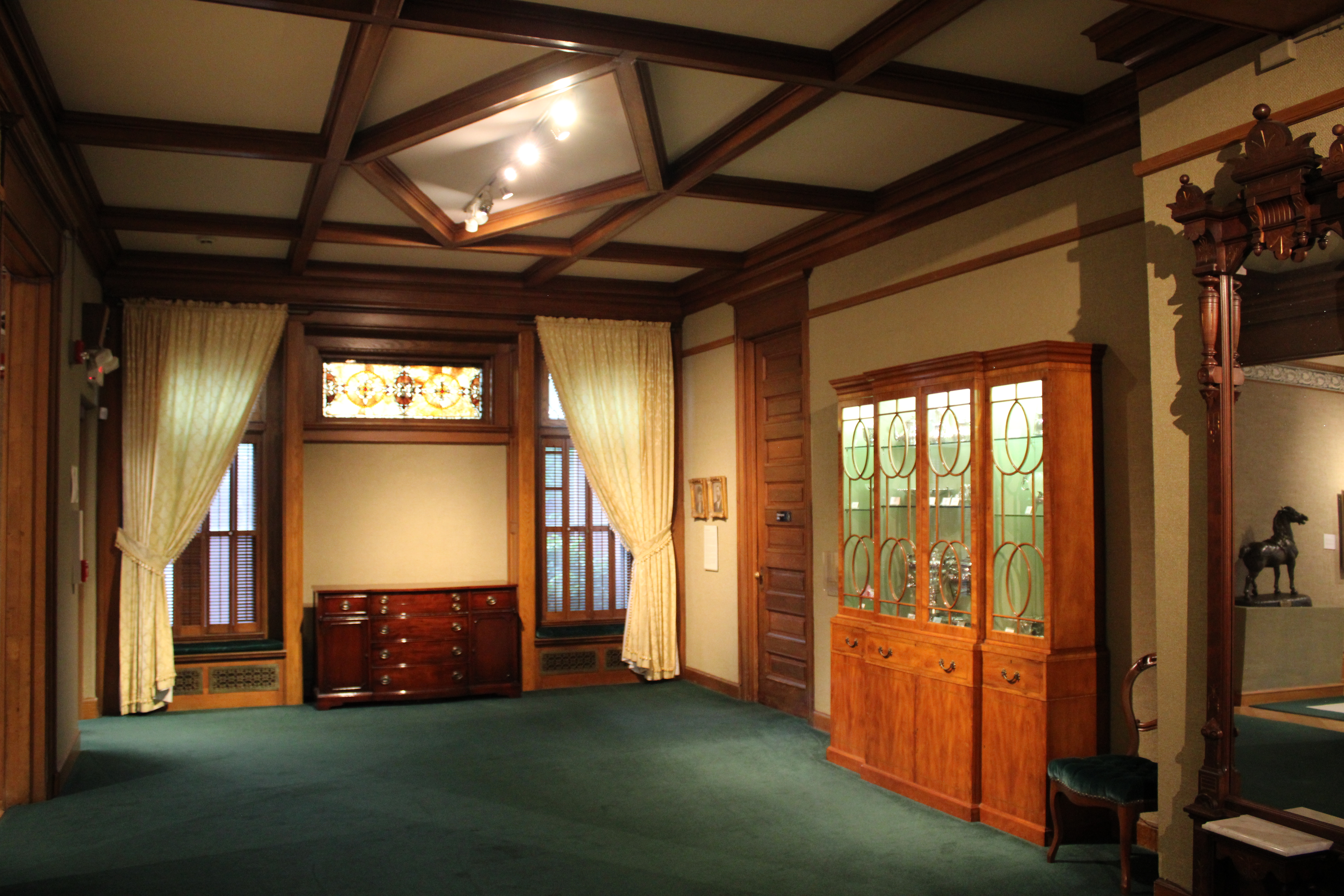 Inside of the Rahr Mansion