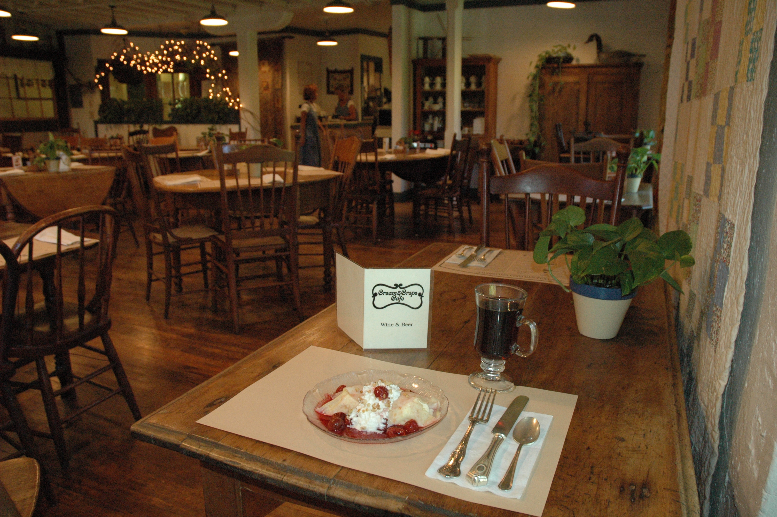 Cream &amp; Crepe  is known for their delicious savory and dessert crepes.