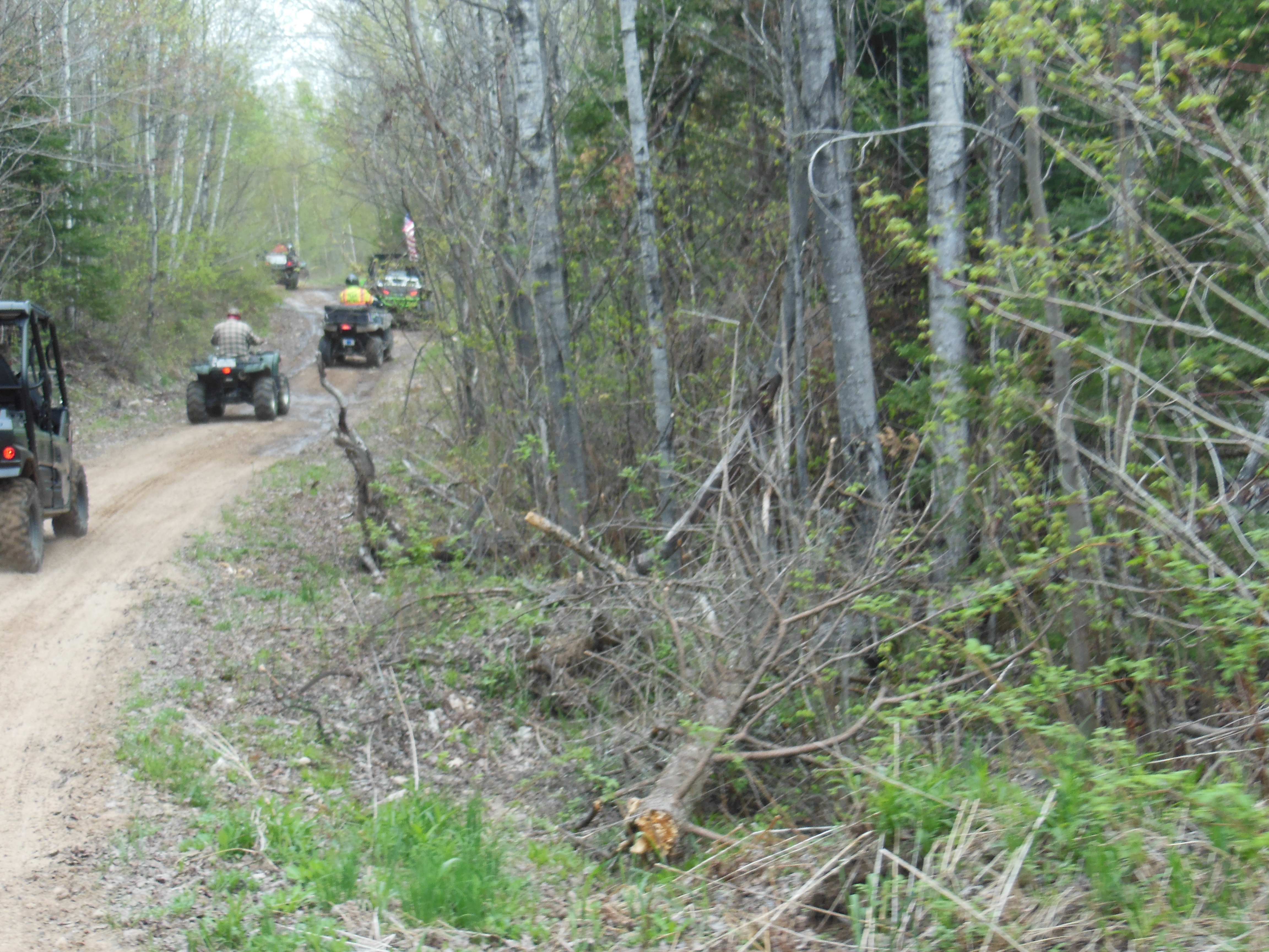 Hitting the trails with friend and family.
