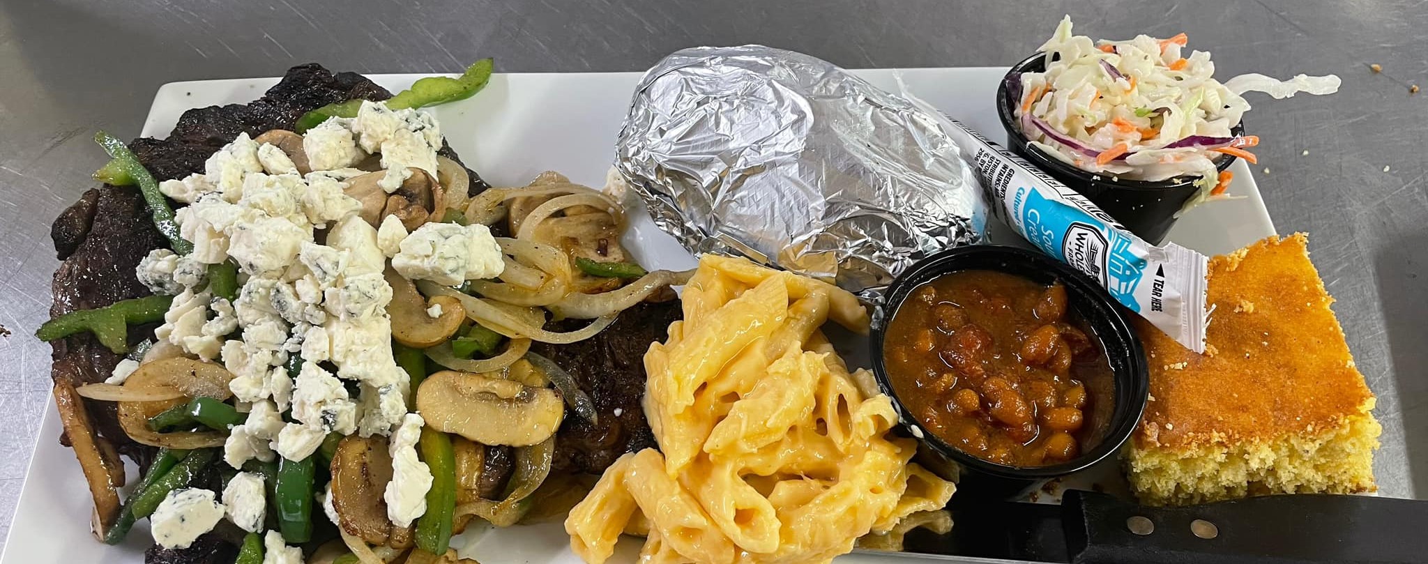 Mouth-watering Longshots Pearson Smokehouse Ribeye Dinner