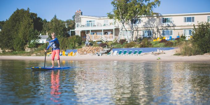 Rent a kayak and paddle our shoreline and discover three lighthouses without leaving the harbor.