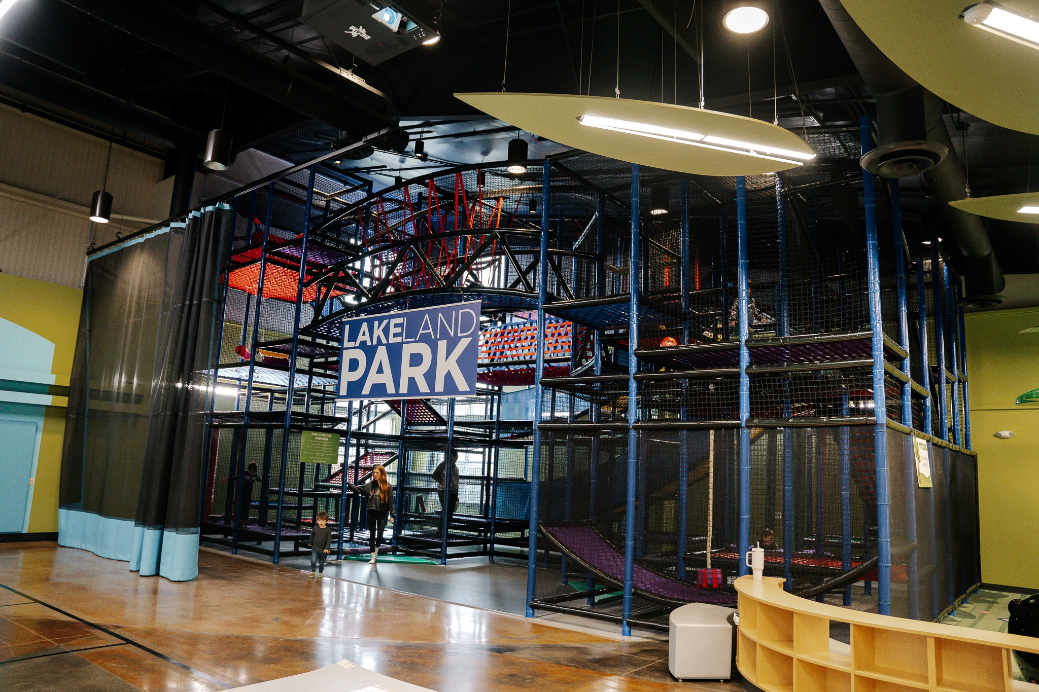 Playground equipment at Lakeland Park