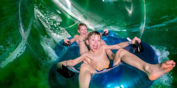 50,000 square feet of indoor and outdoor waterpark fun.