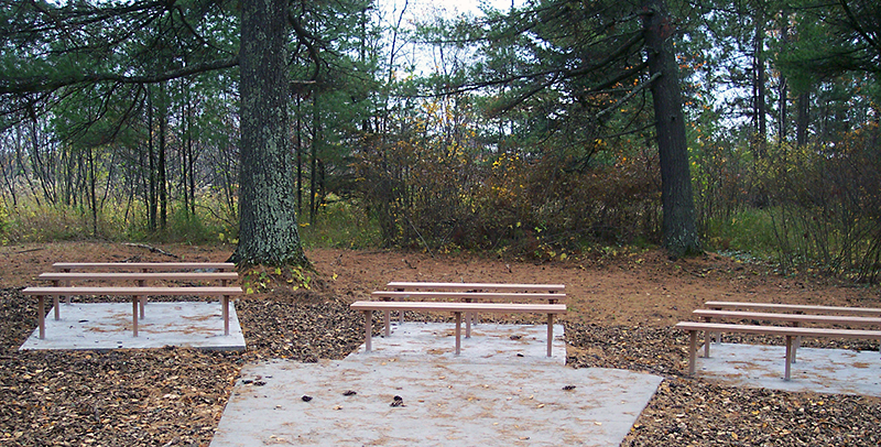 The Superior Municipal Forest features an outdoor classroom. Photo from the City of Superior.