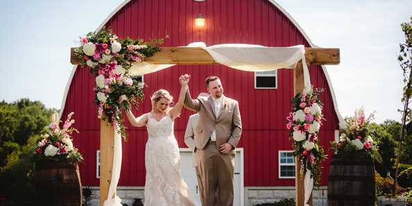 Celebrate your wedding at this gorgeous wedding venue, The Gathering Barn.
